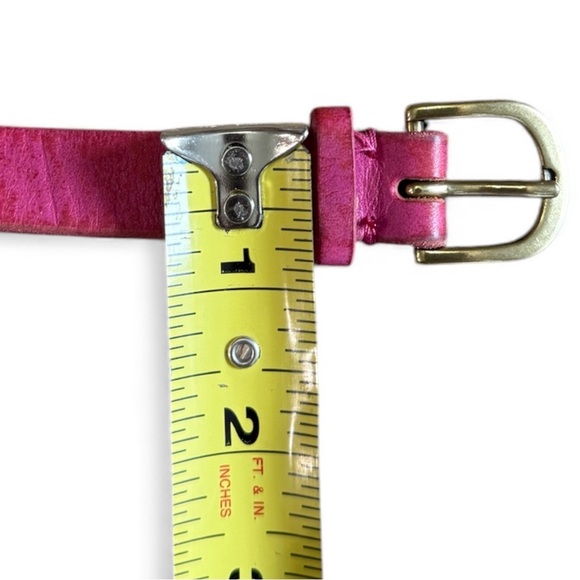 Pink Leather J Crew Soft Belt - Picture 3 of 6